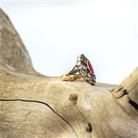 Ring Goldside Woman in Gold Rubino 82059897 - 82059897